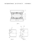 BACK-UP ROLL DEVICE AND METHOD FOR CONDUCTING CORNER DEFORMATION ON     CHAMFERED CONTINUOUS CASTING SLAB diagram and image