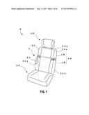 CENTER-FOLDABLE SEAT BACK, SEAT WITH THE SAME, AND METHOD OF MANUFACTURING     CENTER-FOLDABLE SEAT BACK diagram and image