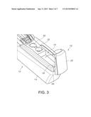 VEHICLE CONSOLE WITH SLIDING AND PIVOTING ARMREST ASSEMBLY diagram and image