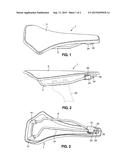 ADJUSTABLE FLEX SADDLE FOR A BICYCLE OR A MOTORCYCLE diagram and image