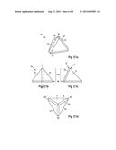 Abrasive Grain Containing a First Face without Vertices and a Second Face     with Vertices diagram and image