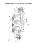 RADIO FREQUENCY HYDROCARBON RESOURCE UPGRADING APPARATUS INCLUDING     PARALLEL PATHS AND RELATED METHODS diagram and image