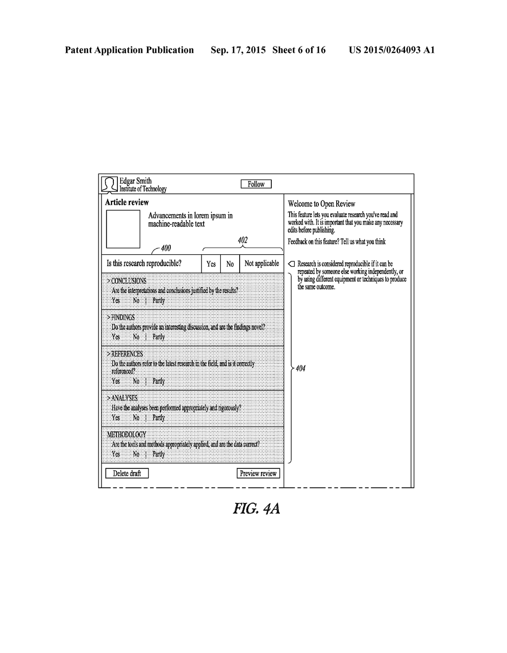 PUBLICATION REVIEW USER INTERFACE AND SYSTEM - diagram, schematic, and image 07