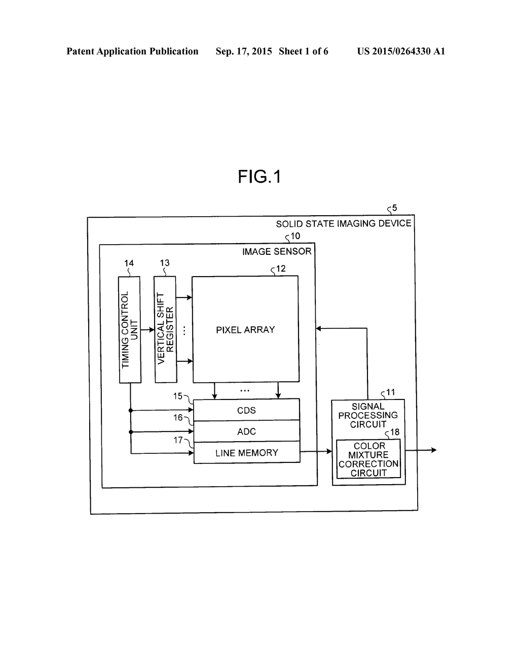 SOLID STATE IMAGING DEVICE AND CAMERA SYSTEM - diagram, schematic, and image 02