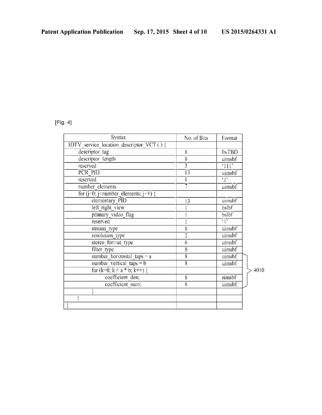 BROADCAST TRANSMITTER, BROADCAST RECEIVER AND 3D VIDEO DATA PROCESSING     METHOD THEREOF - diagram, schematic, and image 05