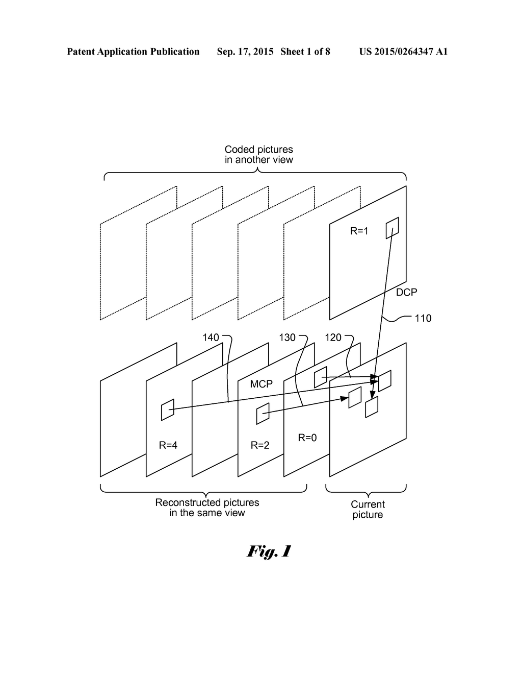 METHOD AND APPARATUS OF MOTION VECTOR DERIVATION 3D VIDEO CODING - diagram, schematic, and image 02