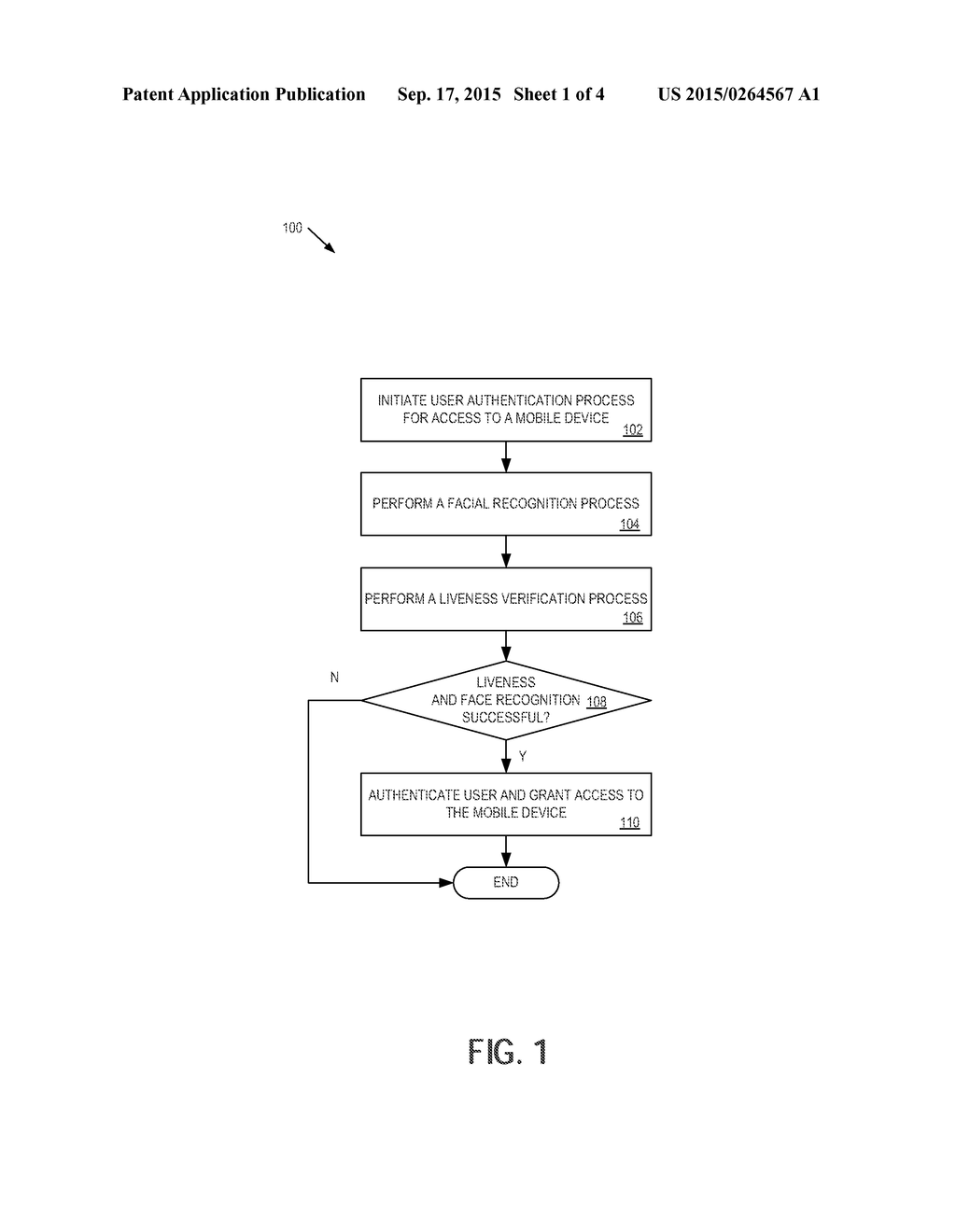METHOD AND APPARATUS FOR AUTHENTICATING A USER ON A MOBILE DEVICE - diagram, schematic, and image 02