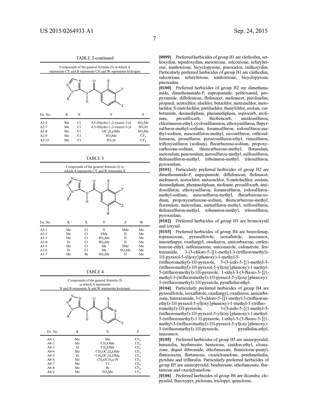 HERBICIDAL COMPOSITIONS COMPRISING N-TETRAZOL-5-YL)- OR     N-(TRIAZOL-5-YL)ARYLCARBOXAMIDES - diagram, schematic, and image 08