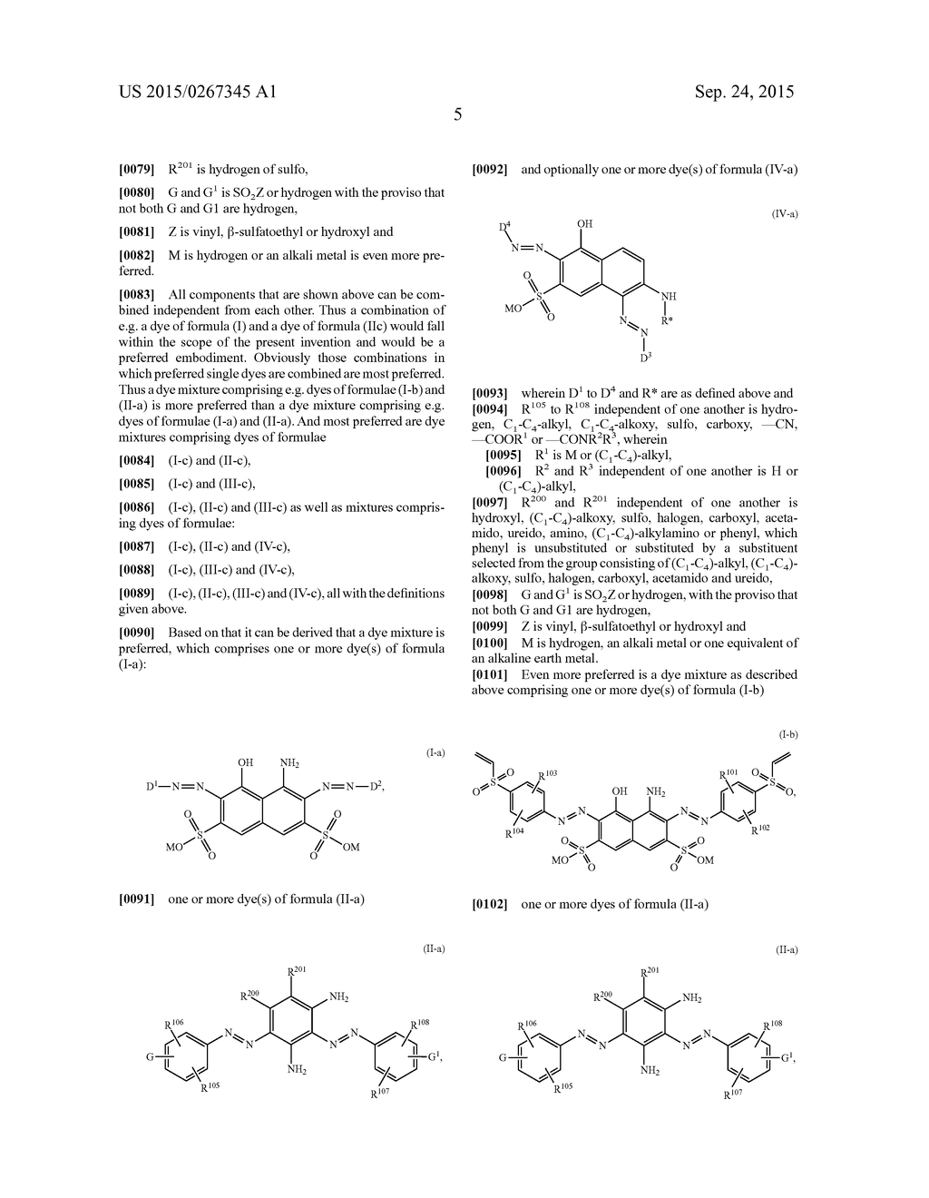 MIXTURES OF FIBER-REACTIVE AZO DYES, THEIR PREPARATION AND THEIR USE - diagram, schematic, and image 06