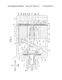 VARIABLE DISPLACEMENT SWASH PLATE TYPE COMPRESSOR diagram and image