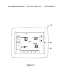 THERMOSTAT WITH ELECTRONIC IMAGE DISPLAY diagram and image