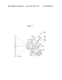 PROJECTION DISPLAY APPARATUS HAVING AN OPTICAL ELEMENT PROJECTING     MODULATED LIGHT, METHOD FOR CONTROLLING THE SAME, AND ELECTRONIC DEVICE diagram and image