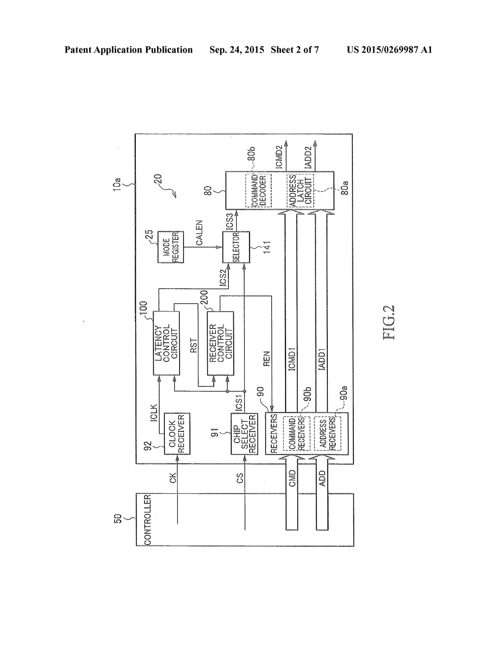 SEMICONDUCTOR DEVICE HAVING CAL LATENCY FUNCTION - diagram, schematic, and image 03