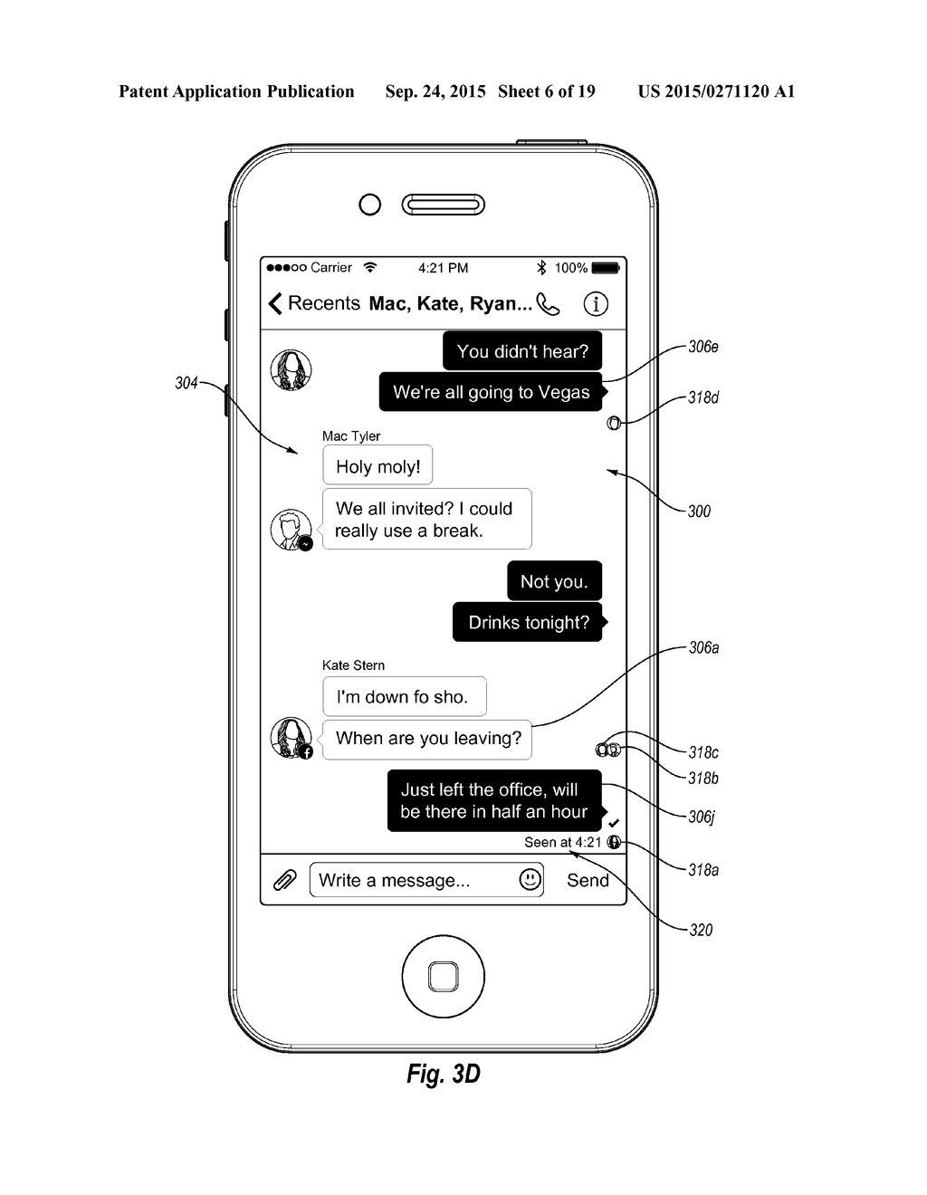 PROVIDING MESSAGE STATUS NOTIFICATIONS DURING ELECTRONIC MESSAGING - diagram, schematic, and image 07