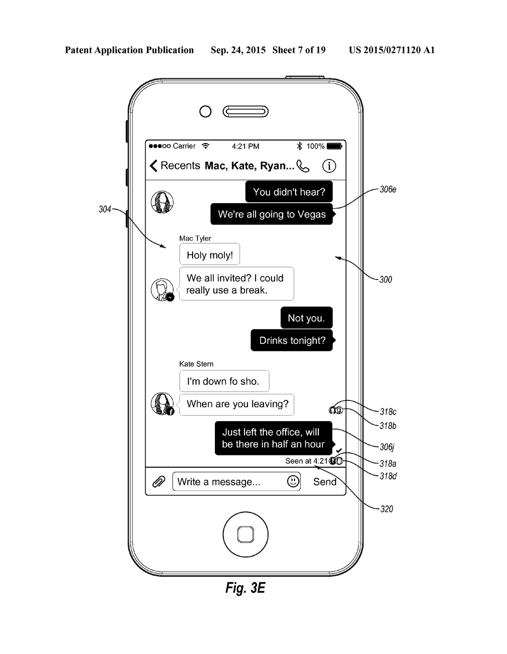 PROVIDING MESSAGE STATUS NOTIFICATIONS DURING ELECTRONIC MESSAGING - diagram, schematic, and image 08