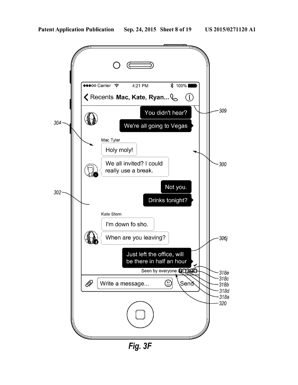 PROVIDING MESSAGE STATUS NOTIFICATIONS DURING ELECTRONIC MESSAGING - diagram, schematic, and image 09