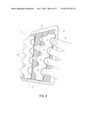 HOLDING AID FOR A PERSONAL, HAND-HELD, TABLET-SHAPED DEVICE AND METHODS OF     USE diagram and image