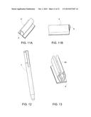 HOLDING AID FOR A PERSONAL, HAND-HELD, TABLET-SHAPED DEVICE AND METHODS OF     USE diagram and image