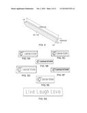 SYSTEM, METHOD AND KIT REGARDING APPLICATION OF A METAL EDGE TO A SURFACE diagram and image