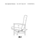 RECLINABLE SEATING APPARATUS AND METHOD diagram and image