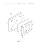 PICTURE FRAME DEVICE WITH INTERCHANGEABLE TRIM AND BASE SECTION diagram and image