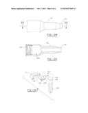 VARIABLE ANGLE DEPTH LIMITED FASTENER DRIVER AND VARIABLE ANGLE FIXATION     SYSTEM FOR USE IN ORTHOPEDIC PLATES diagram and image