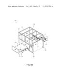 LASER ENCLOSURE WITH RECIPROCALLY MOVABLE SHUTTLE STRUCTURE, AND METHOD OF     USING SAME diagram and image