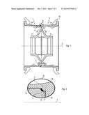 AIRCRAFT WHEEL COMPRISING A DUCT ESTABLISHING A LEAKAGE PATH IN THE WHEEL diagram and image