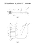 INNER TUBE FOR A TELESCOPIC STEERING COLUMN FOR AN AUTOMOTIVE VEHICLE,     METHOD FOR FORMING A FIRST END SECTOR IN SUCH INNER TUBE AND REDUCING AND     DRAWING DEVICE FOR FORMING THE END diagram and image