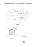 INNER TUBE FOR A TELESCOPIC STEERING COLUMN FOR AN AUTOMOTIVE VEHICLE,     METHOD FOR FORMING A FIRST END SECTOR IN SUCH INNER TUBE AND REDUCING AND     DRAWING DEVICE FOR FORMING THE END diagram and image