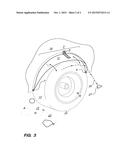 Retractable Tangential Debris Deflector for Vehicle Occupant Safety diagram and image