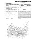 WINDSHIELD DEVICE FOR SADDLE-RIDE TYPE VEHICLE, AND VEHICLE INCORPORATING     SAME diagram and image