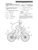 BICYCLE PROVIDED WITH A REFLECTIVE SURFACE AND USE OF A REFLECTIVE SURFACE diagram and image