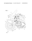 FRONT SUSPENSION STRUCTURE FOR SADDLE RIDING TYPE VEHICLE diagram and image