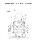 FRONT SUSPENSION STRUCTURE FOR SADDLE RIDING TYPE VEHICLE diagram and image