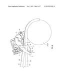 Device for shifting the chain on a front chain wheel for a bicycle diagram and image