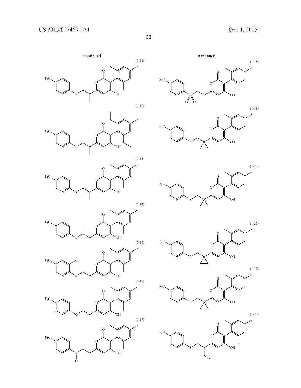 PYRONE COMPOUNDS AND HERBICIDES COMPRISING THE SAME - diagram, schematic, and image 21