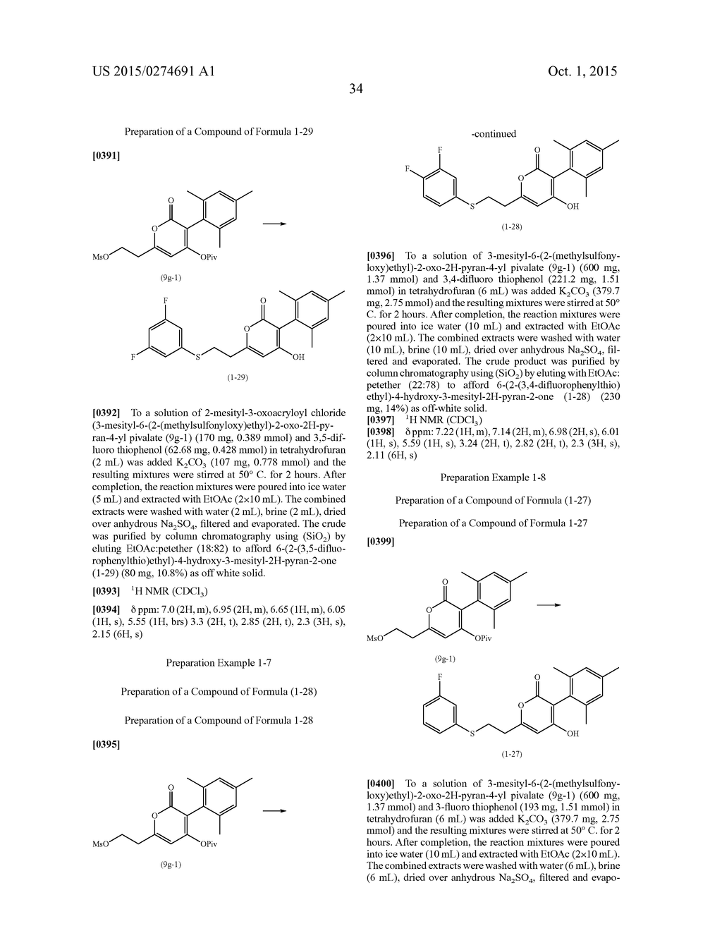 PYRONE COMPOUNDS AND HERBICIDES COMPRISING THE SAME - diagram, schematic, and image 35