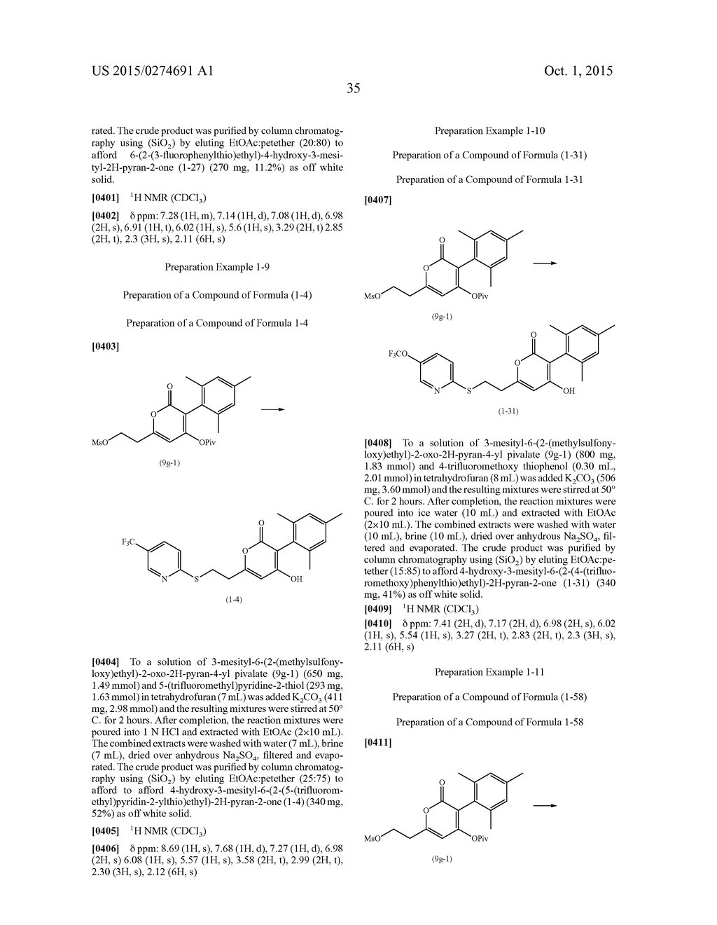 PYRONE COMPOUNDS AND HERBICIDES COMPRISING THE SAME - diagram, schematic, and image 36