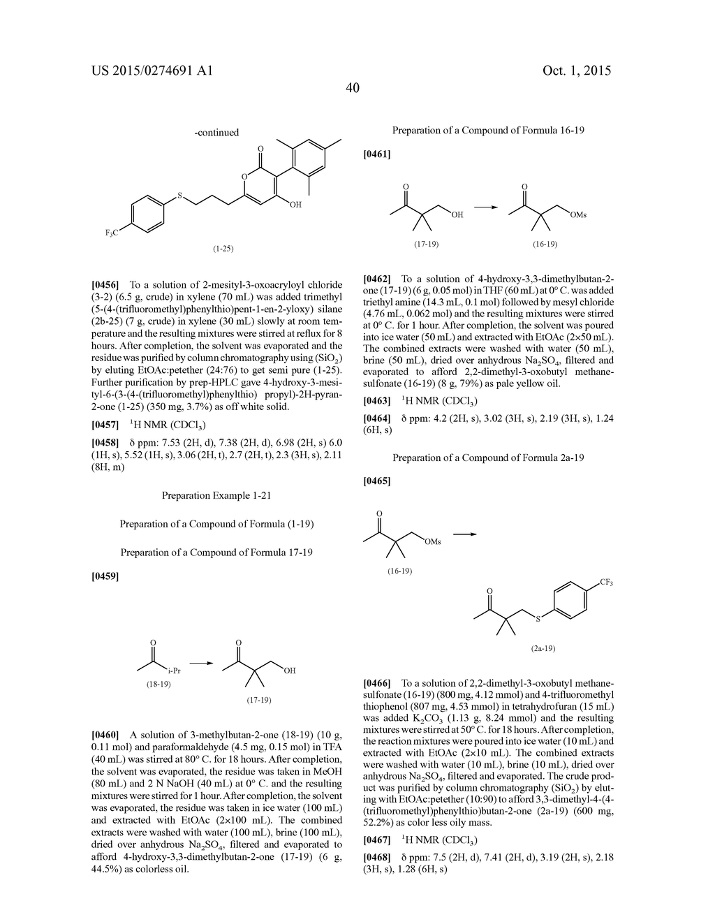 PYRONE COMPOUNDS AND HERBICIDES COMPRISING THE SAME - diagram, schematic, and image 41