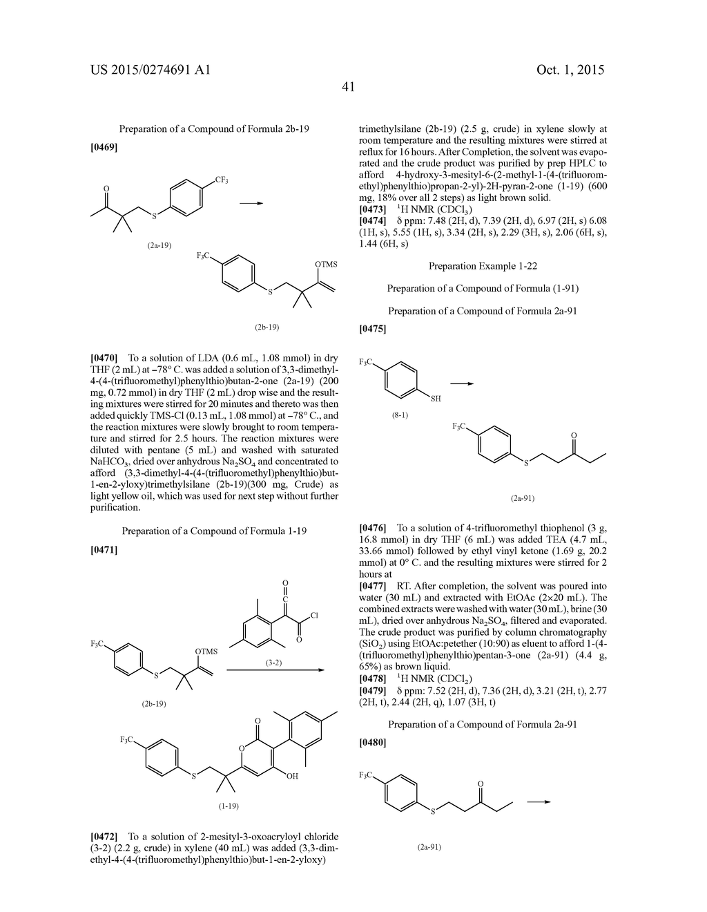 PYRONE COMPOUNDS AND HERBICIDES COMPRISING THE SAME - diagram, schematic, and image 42