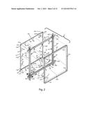 TRANSPARENT PANEL SYSTEM FOR PARTITIONS diagram and image