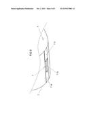 BLADE FOR A WIND TURBINE, AND A SERVICING UNIT FOR A BLADE diagram and image