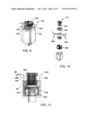 CYLINDRICAL OBJECT LOCKING DEVICE AND METHOD diagram and image