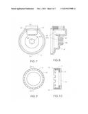 SUPPORT ASSEMBLY FOR HUB FOR AN INTERNAL CLUTCH WITH AN EXTERNAL POWER     INPUT MECHANISM diagram and image