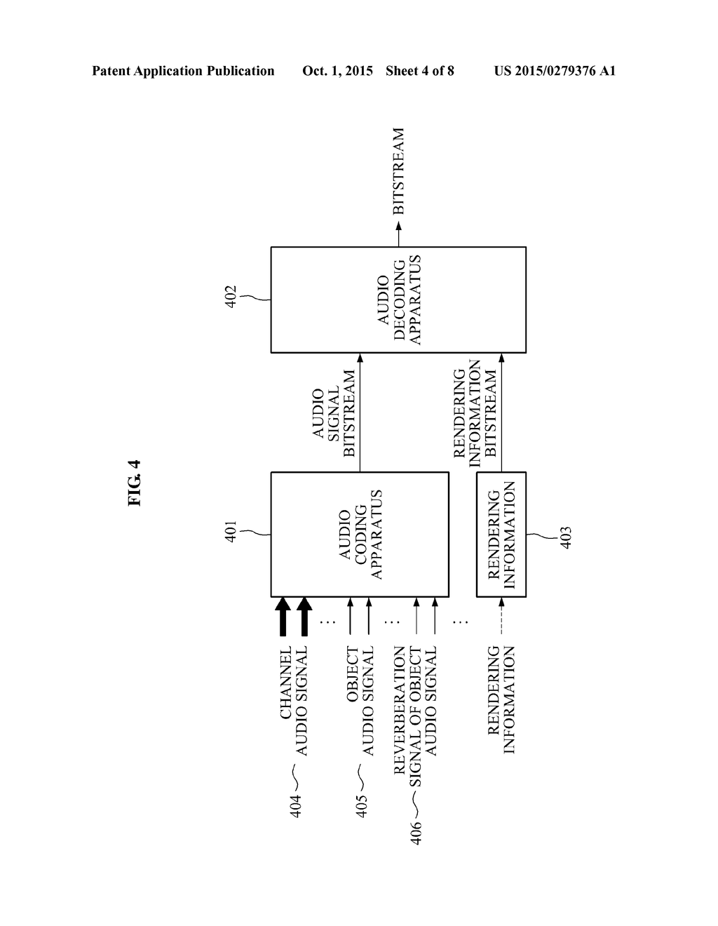 AUDIO ENCODING/DECODING DEVICE USING REVERBERATION SIGNAL OF OBJECT AUDIO     SIGNAL - diagram, schematic, and image 05