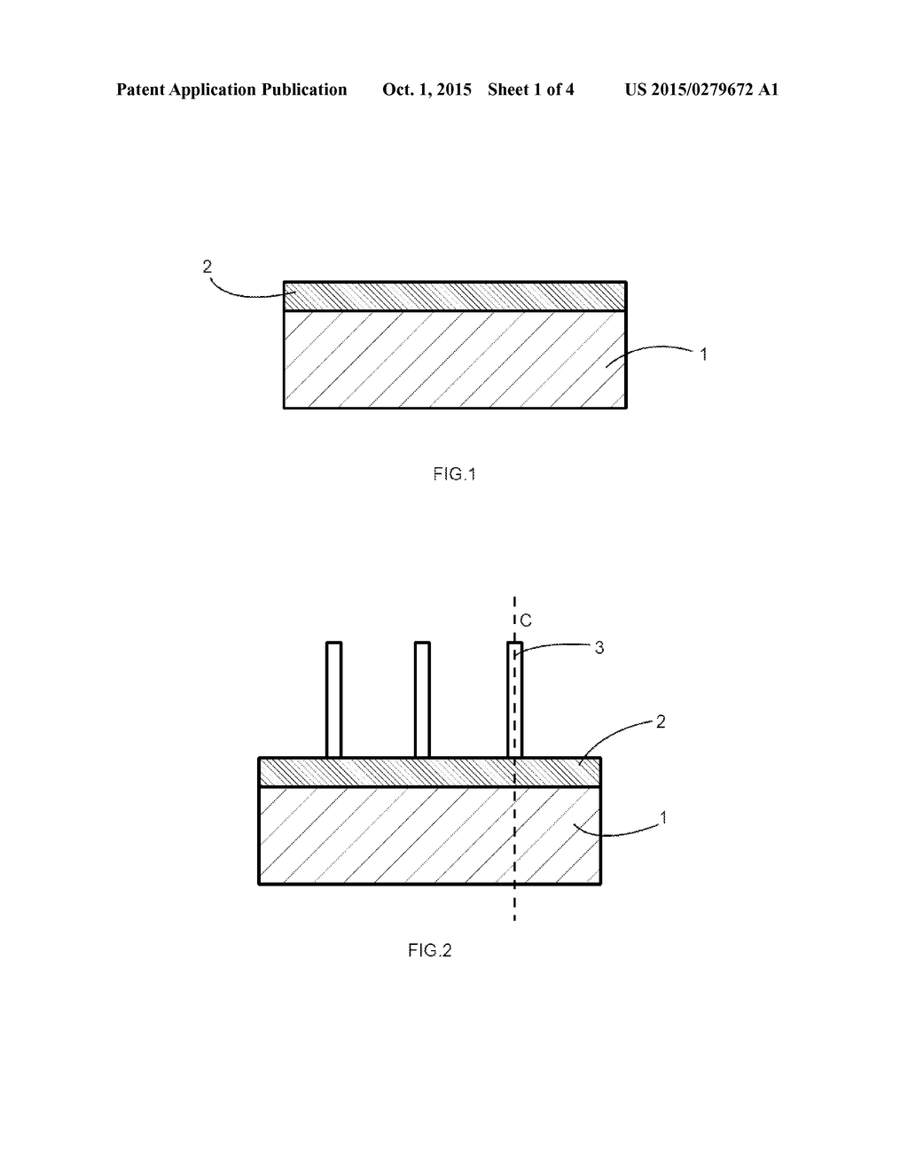 PROCESS FOR GROWING AT LEAST ONE NANOWIRE USING A TRANSITION METAL NITRIDE     LAYER OBTAINED IN TWO STEPS - diagram, schematic, and image 02