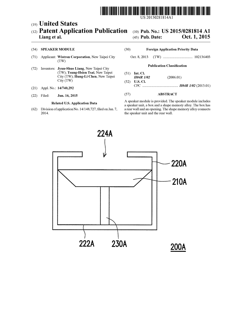 SPEAKER MODULE - diagram, schematic, and image 01