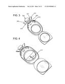 RECLOSABLE LID ASSEMBLY FOR COVERING DISPENSING OPENING OF FLEXIBLE     PACKAGING FOR WET WIPES diagram and image