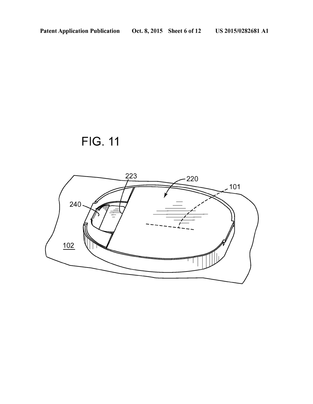 RECLOSABLE LID ASSEMBLY FOR COVERING DISPENSING OPENING OF FLEXIBLE     PACKAGING FOR WET WIPES - diagram, schematic, and image 07